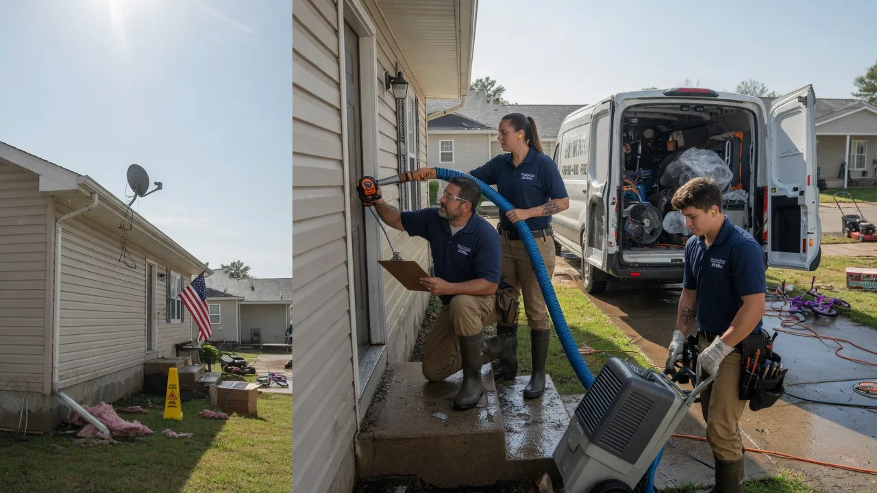 Ceiling Water Damage Restoration in Glenwood, IA near me